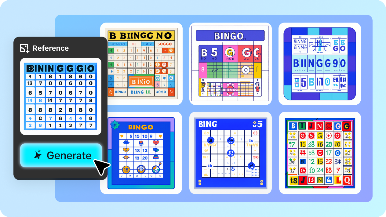 Generate randomized bingo cards with one click